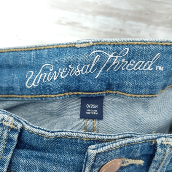 Universal Thread Womens Jeans 0/25 Hi Rise 86 - Picture 5 of 7